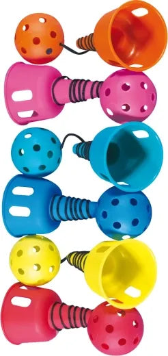 Juego de atrapar una pelota de 6 colores.