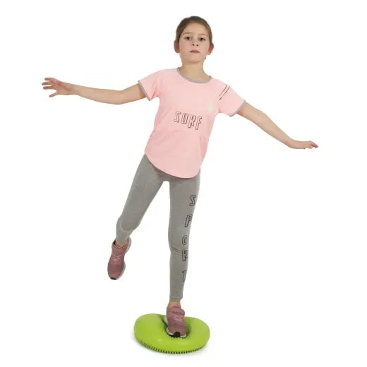 Air Stability Wobble Cushion & Pump - Green