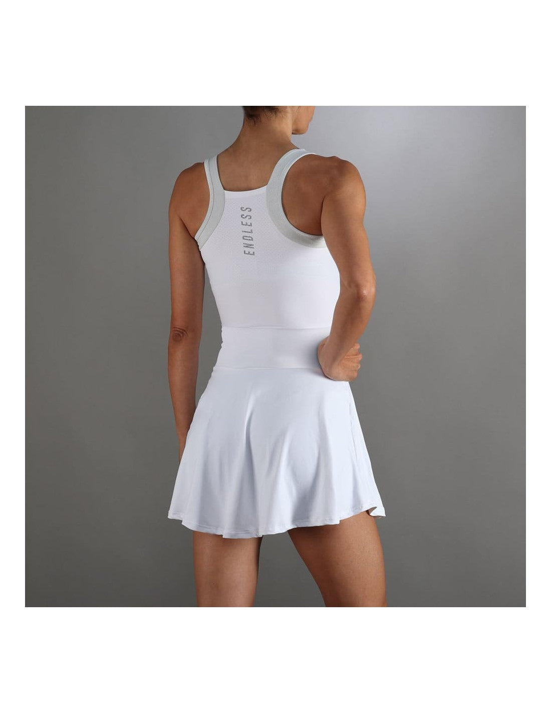 Stock Padel S.L. Endless Orbit Dress WhiteL