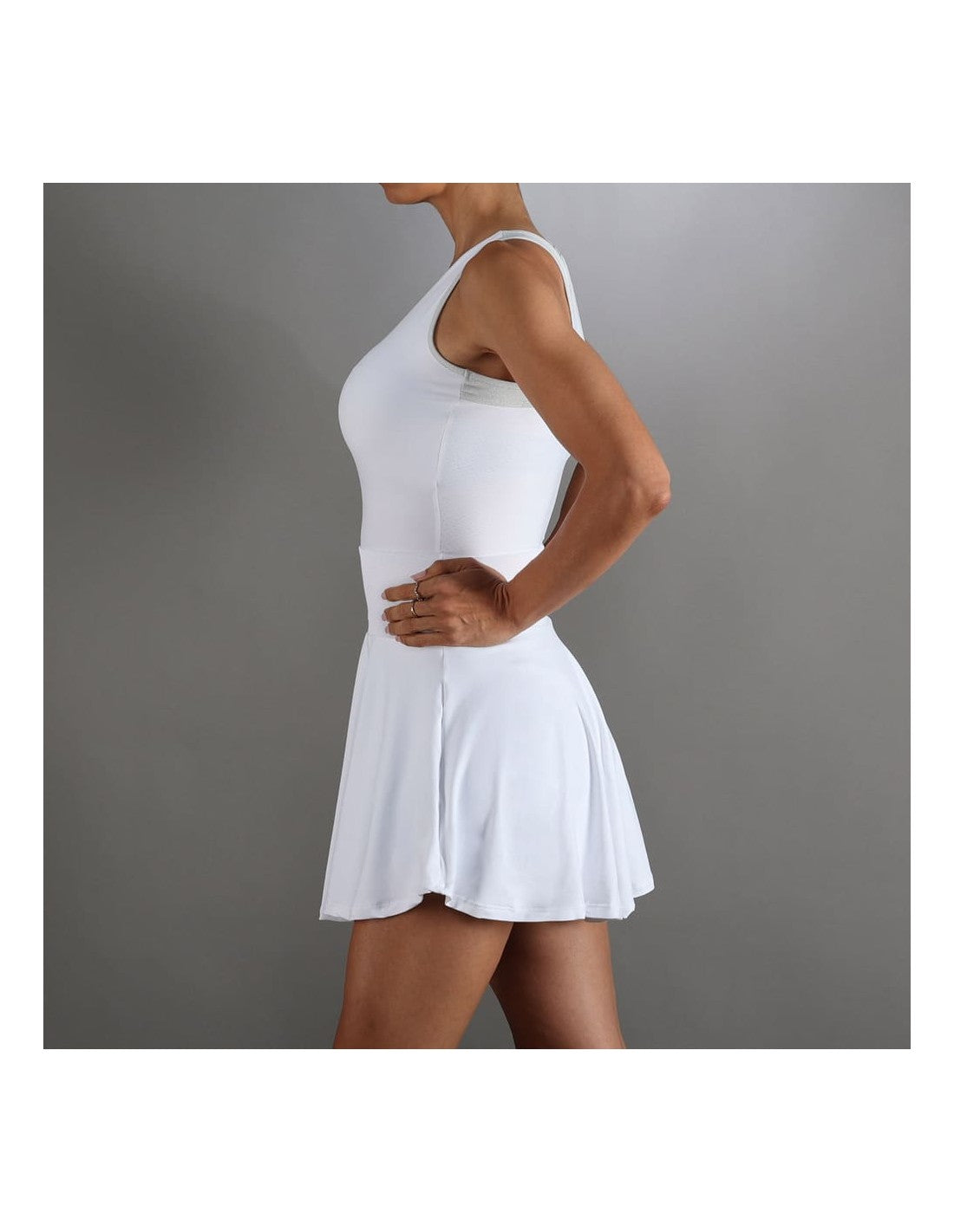 Stock Padel S.L. Endless Orbit Dress WhiteL