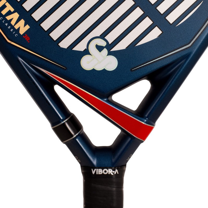 Vibor-a Titan Junior Classic Blue Schläger Padel Mehrfarbig
