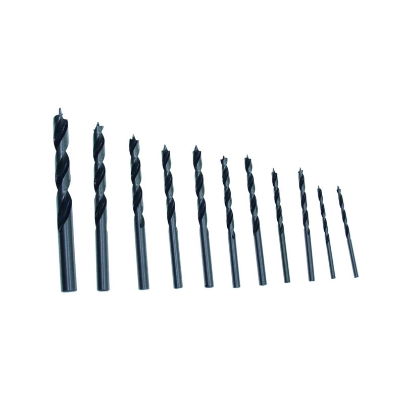 Комплект свредла за дърво 3-10 mm 11 части инструментална стомана Beast
