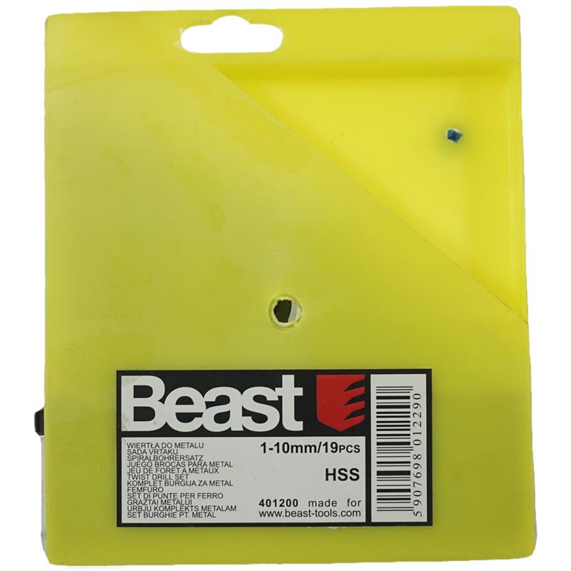 Sada vrtákov do kovu Hss 1-10 mm Beast