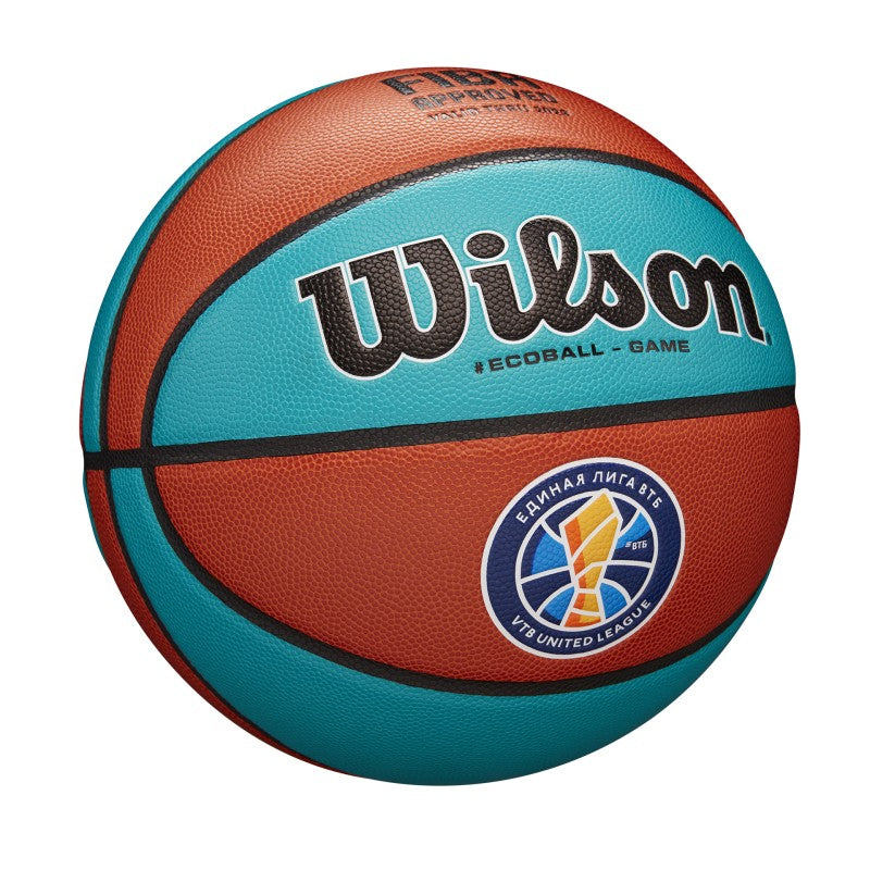 Wilson Sibur Eco Gameball Basketballball Blau/Orange