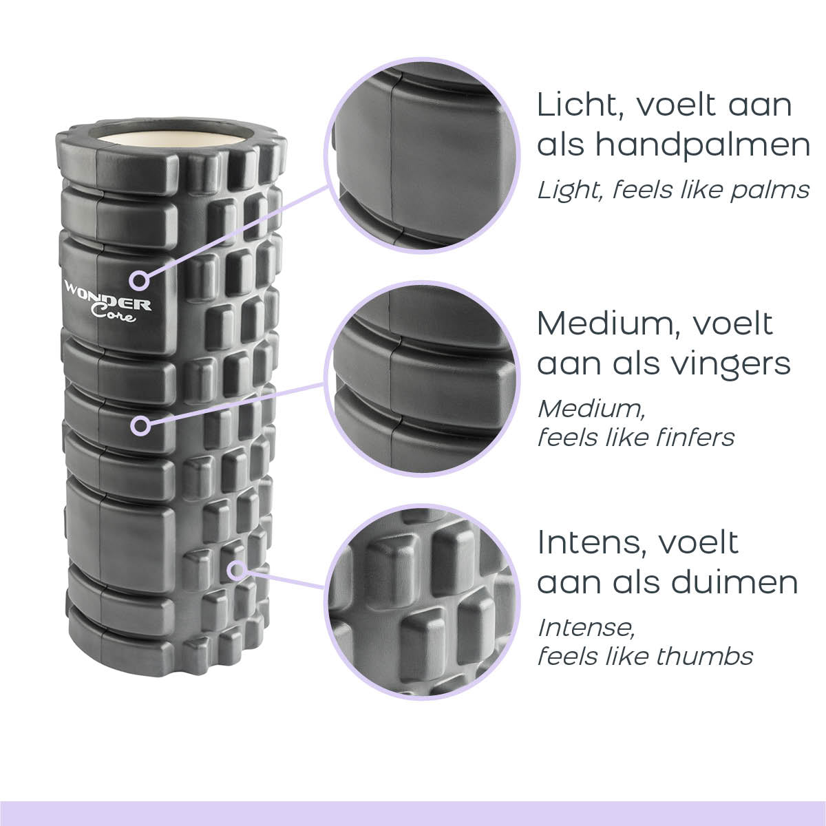 Wonder Core – Rullo yoga cavo – 33 cm