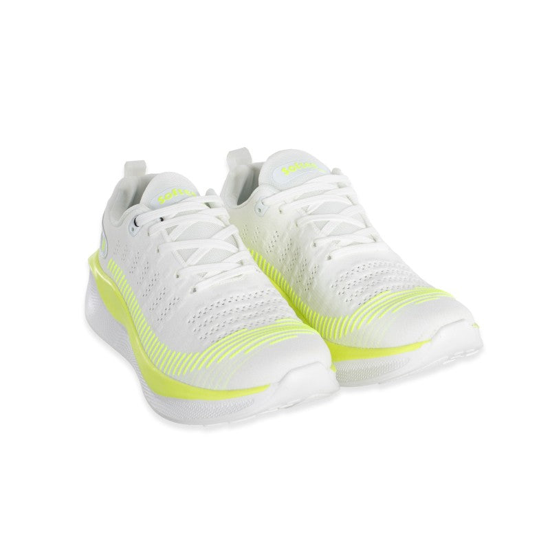Zapatilla Softee Turín Blanco/Amarillo Flúor