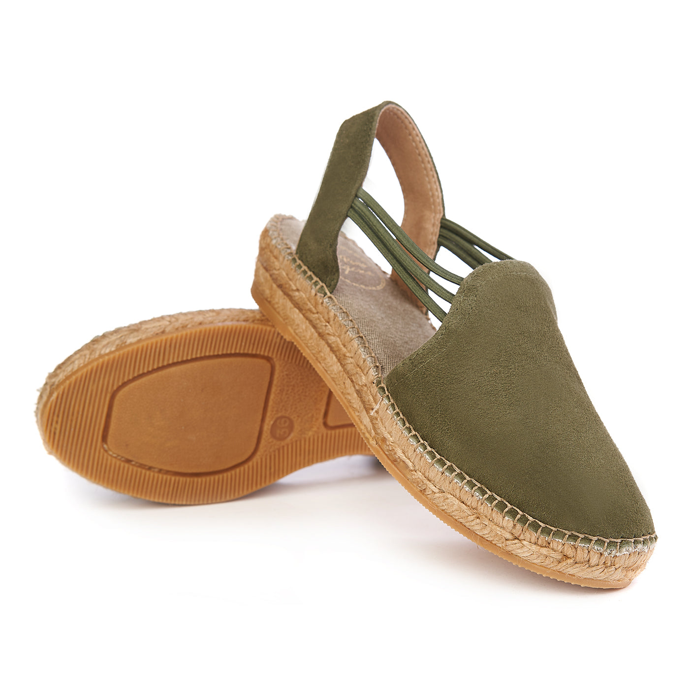 Sandals Toni Pons Nuria Khaki Natural Leather