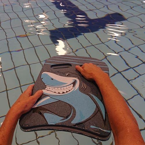 Tabla de natación Beco Kick | Azul oscuro | tiburón