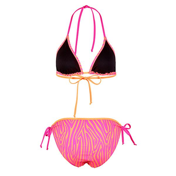 Beco Zebra Vibes Bikini | C Cup | Pink/orange