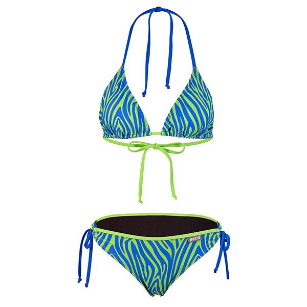Bikini Beco Zebra Vibes | C-cup | Albastru/verde