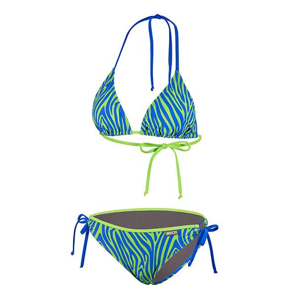Bikini Beco Zebra Vibes | Coppa C | Blu/verde