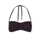 Beco Crinkle Bikini Top | B-чаша | черен