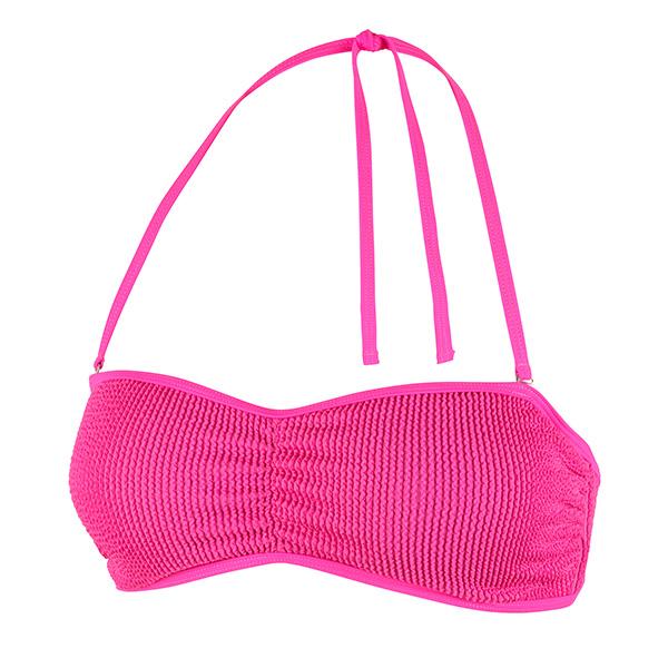 Beco Crinkle Bikini Top | B-cup | Pink