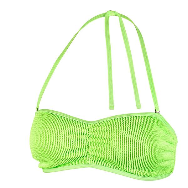 Top bikini increspato Beco | Coppa B | Verde neon