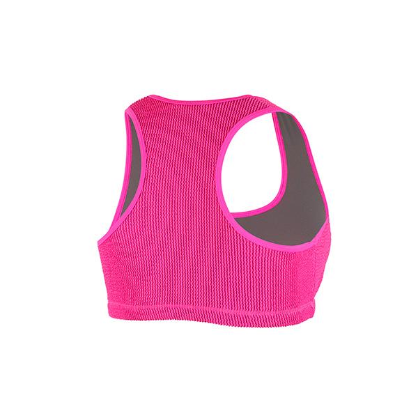 Beco Crinkle Bikini Top | B-cup | Pink