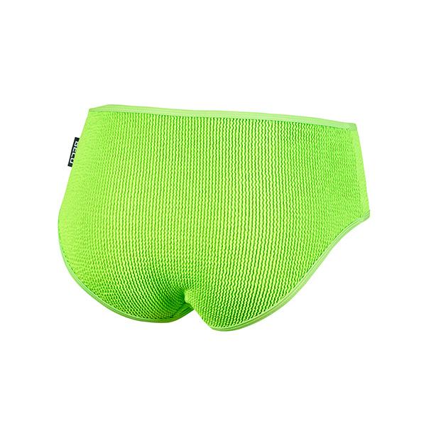 Cueca de Biquíni Crinkle Beco | Verde néon