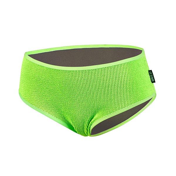 Cueca de Biquíni Crinkle Beco | Verde néon