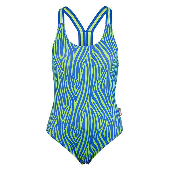 Costum de baie Beco Zebra Vibes | cupa B | Albastru/verde
