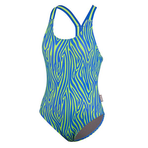 Beco Zebra Vibes Swimsuit | B-cup | Blue/green