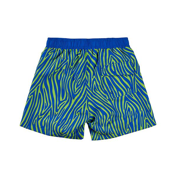 Spodenki kąpielowe Beco Zebra Vibes dla dzieci | Niebieski/zielony
