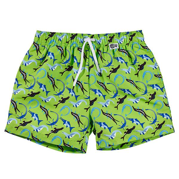 Beco Ocean Dinos Swim Shorts For Boys | Green