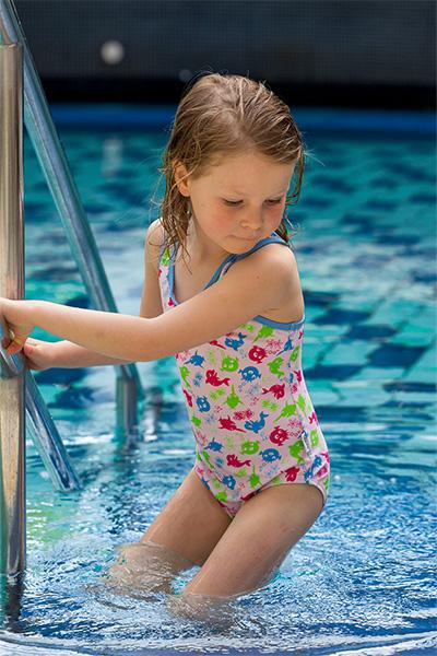 Beco -sealife® badedragt til piger | Uv Spf50+ | Pink