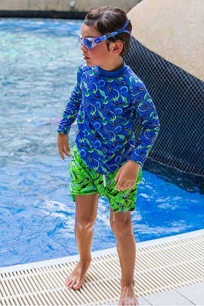 Beco Ocean Dino Rashguard gyerekeknek | Kék