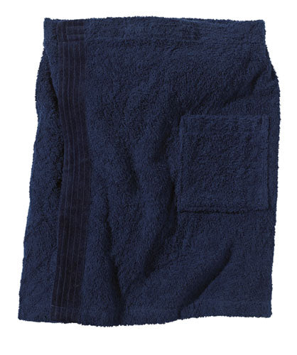 Beco Men's Sauna Kilt Velcro Pocket Approx. 54 Cm Dark Blue**
