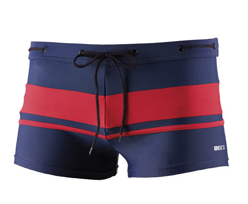 Beco Men's Swim Boxers Dark Blue/red