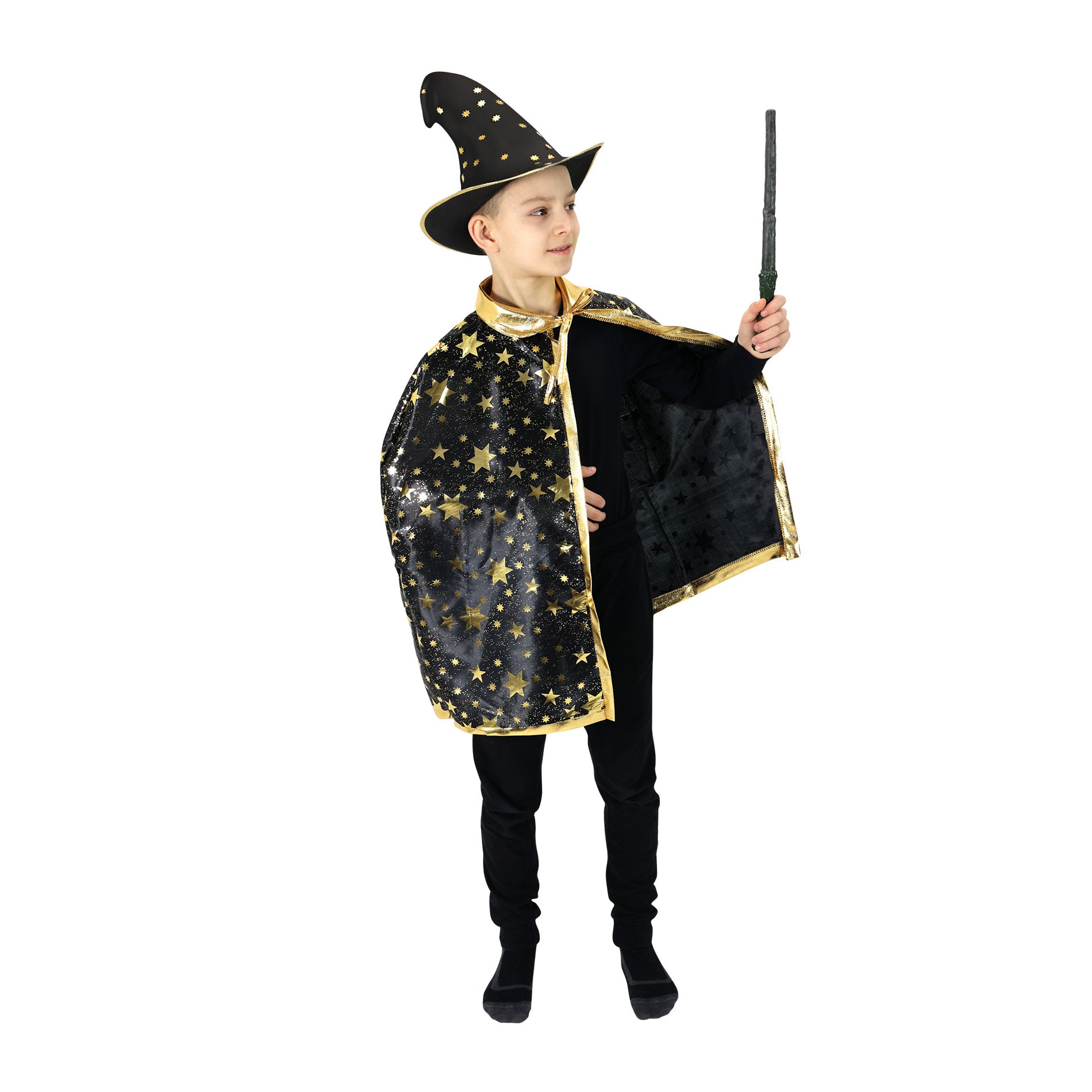 Children Costume - Witch Cloak With Stars