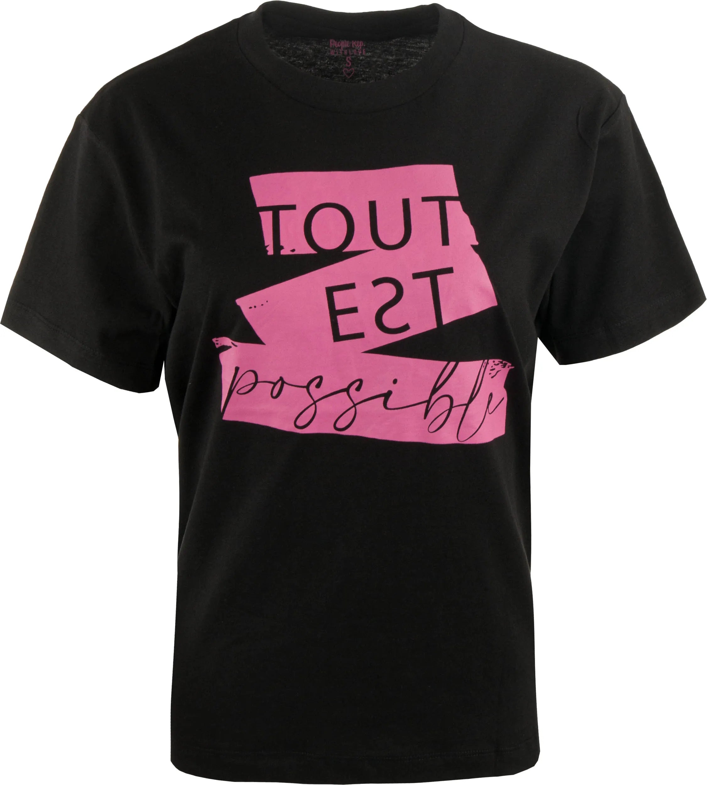 Damen-T-Shirt The People Rep. Minerva Schwarz