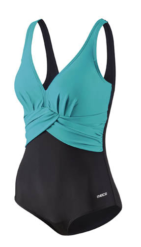Beco Swimsuit D-cup Black/petrol