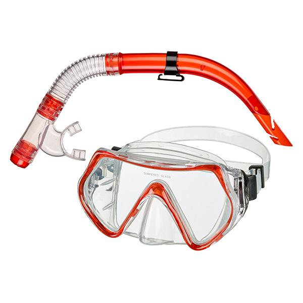 Beco Snorkel Set Bibione 12+ | Red
