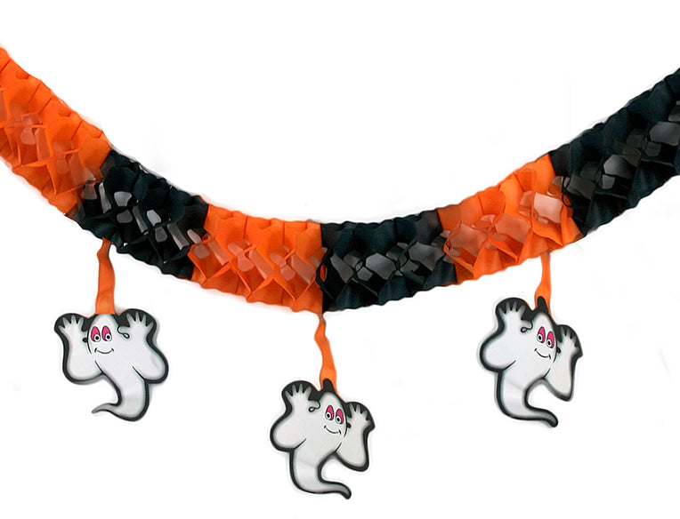 Girlanda Halloween Ghost Paper 3 M