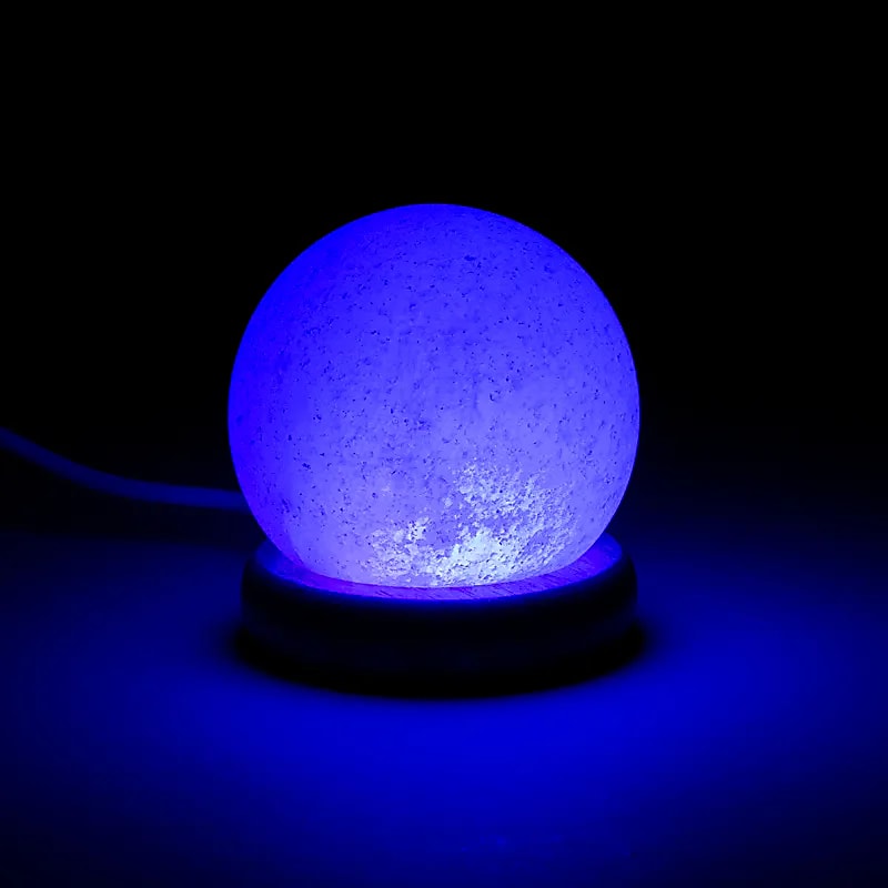 Mini Mood Saltlampa Sphere Usb Led - 450 G; 9 cm
