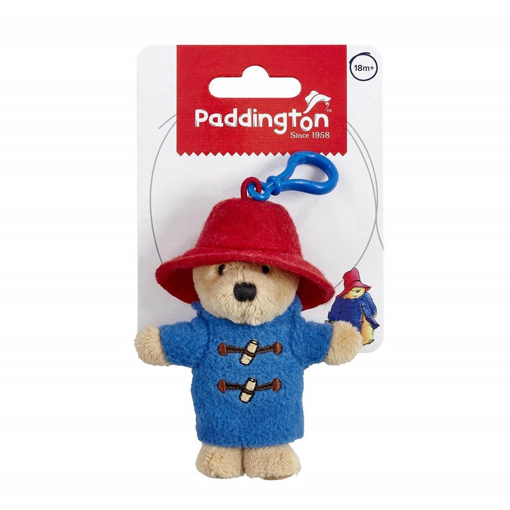 Rainbow Paddington Plush Key Chain
