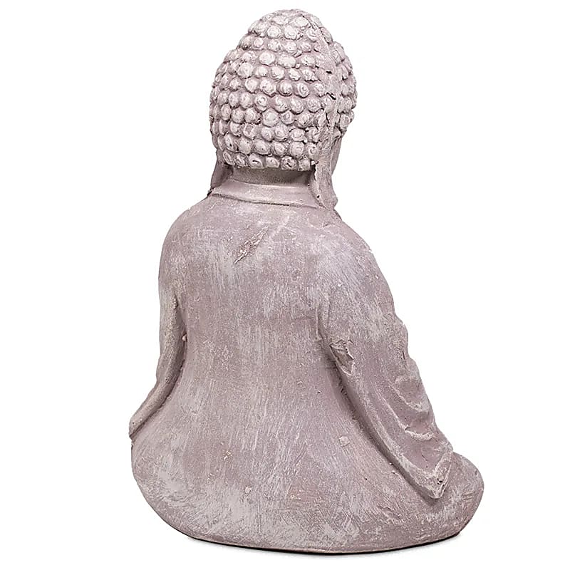 Buddha med lysestage --pakke med 2 stk - 1020 G; 20x14x28 cm