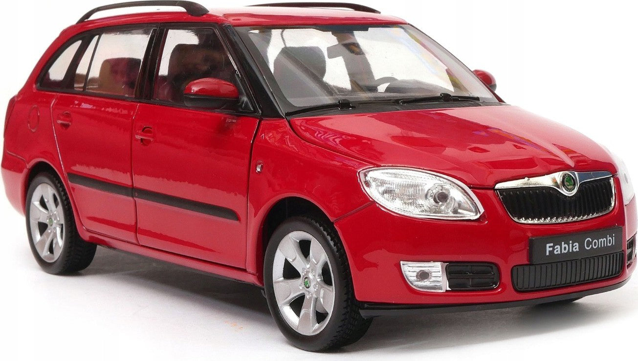 Welly autómodell 1:24 Skoda Fabia Ii 2009 Piros