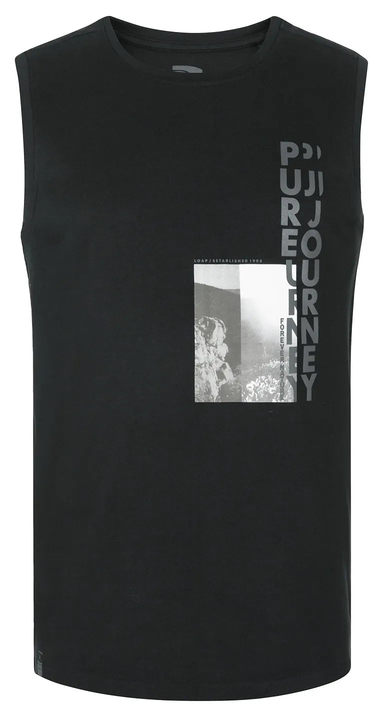 Herentanktop Loap Boston Zwart