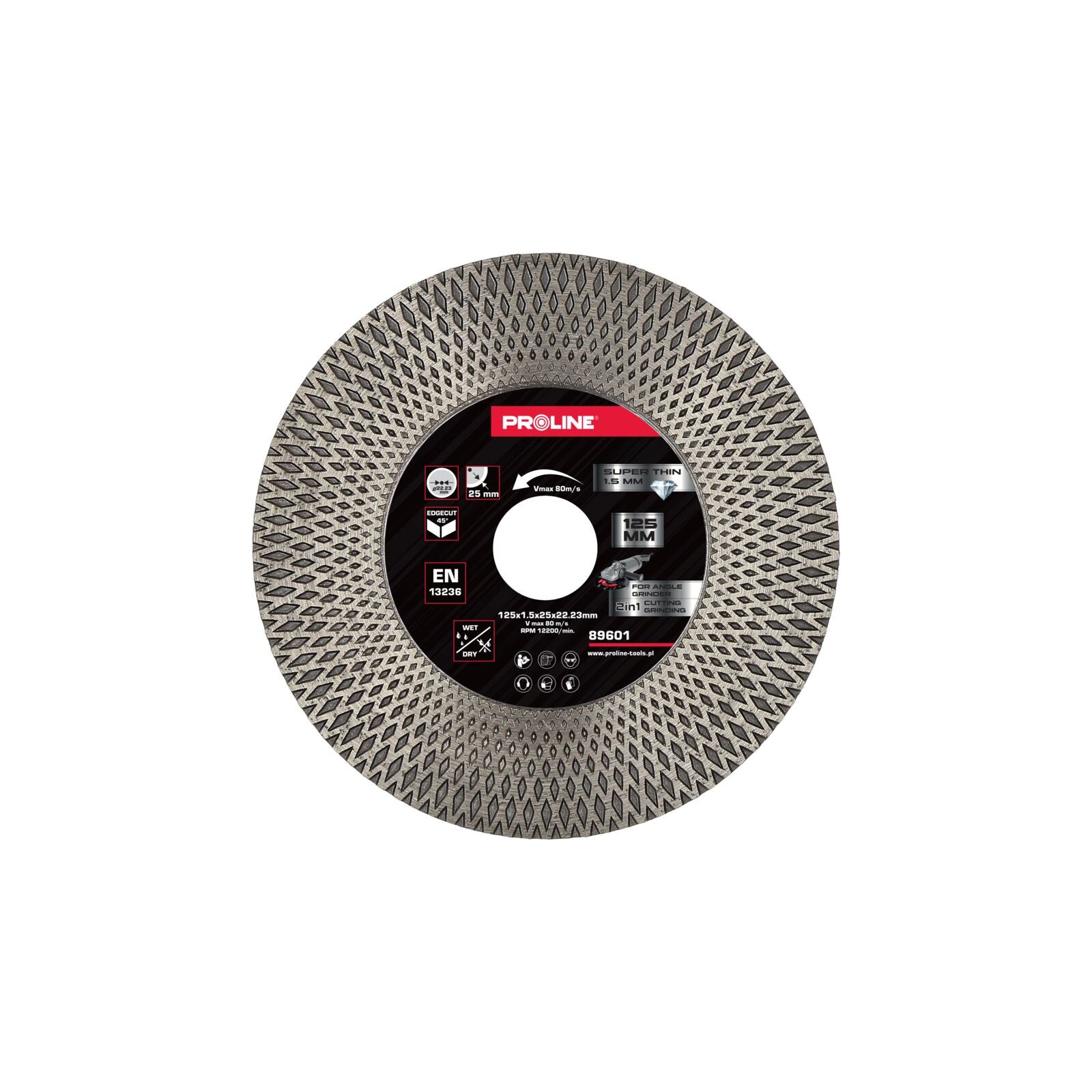 Diosca Gearrtha Diamond Thin 125*1.5*25*22.23 Proline