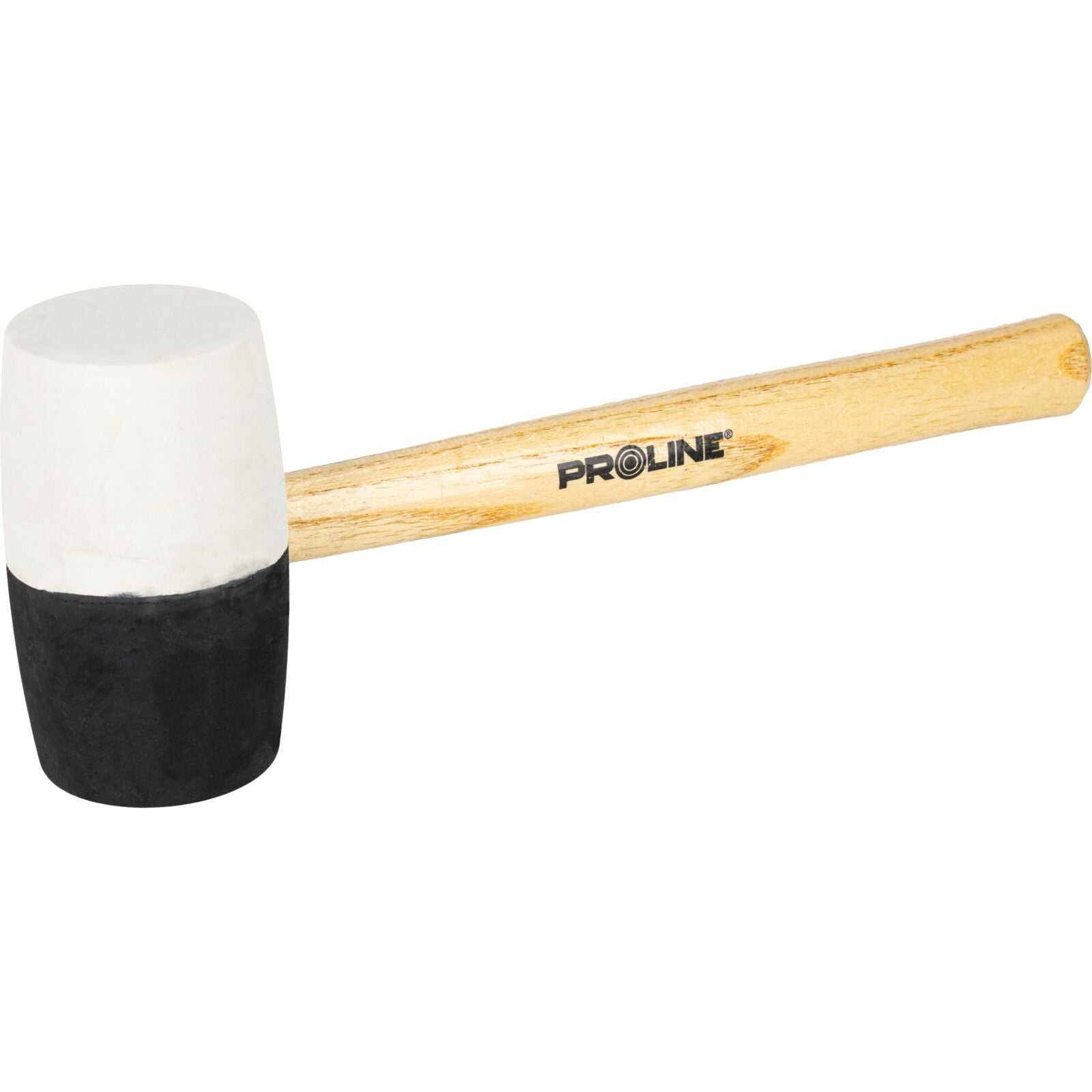 Gummihammer Schwarz-Rot 980g Holzgriff Proline