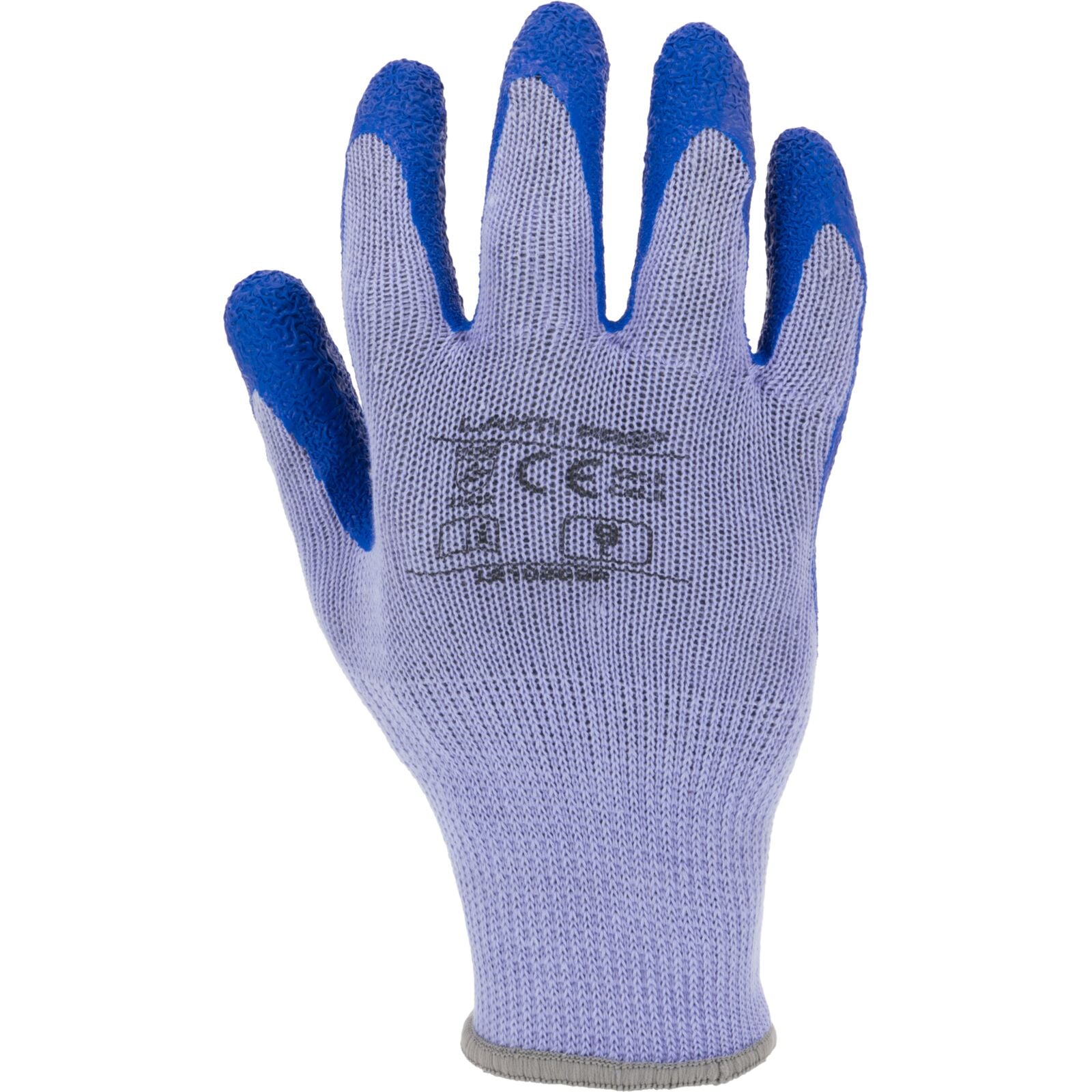 Gloves Latex Blue-purple L210210p 12 Pairs 10  Ce Lahti