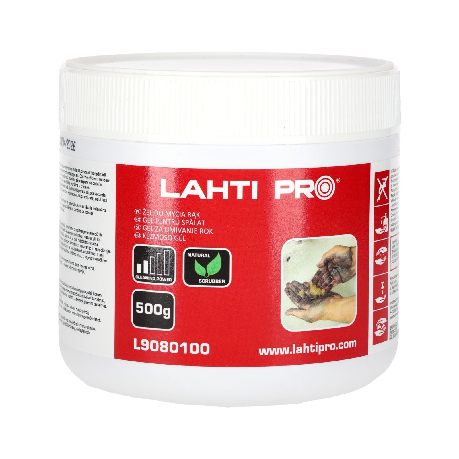 Gel de curatare maini Protexa Eco Plus P150 500gr Lahti