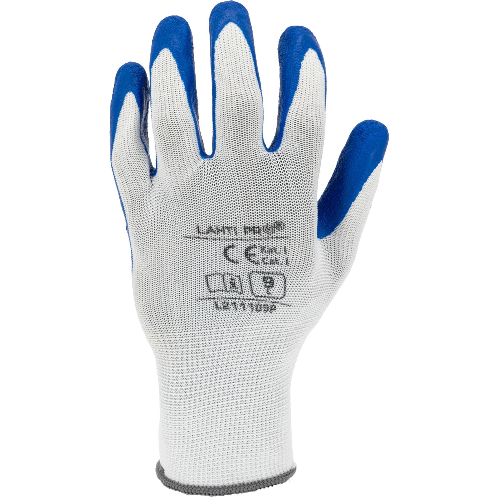 Guanti Lattice Navy-bianco L211109p 12 Paia 9 Ce Lahti