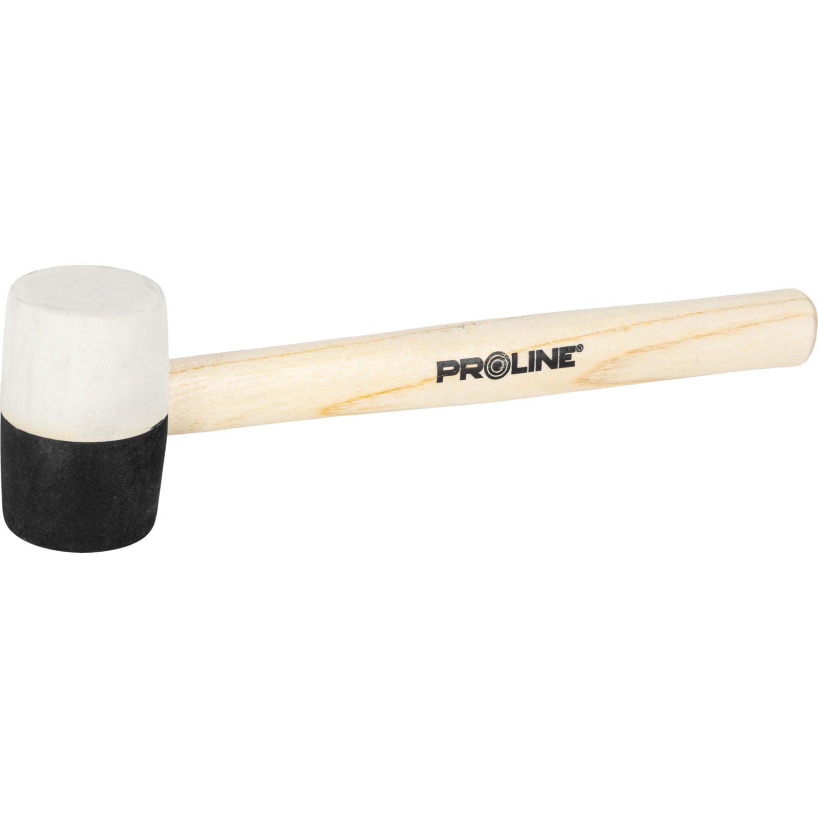 Martello in Gomma 340g Manico in Legno Proline Nero-Bianco
