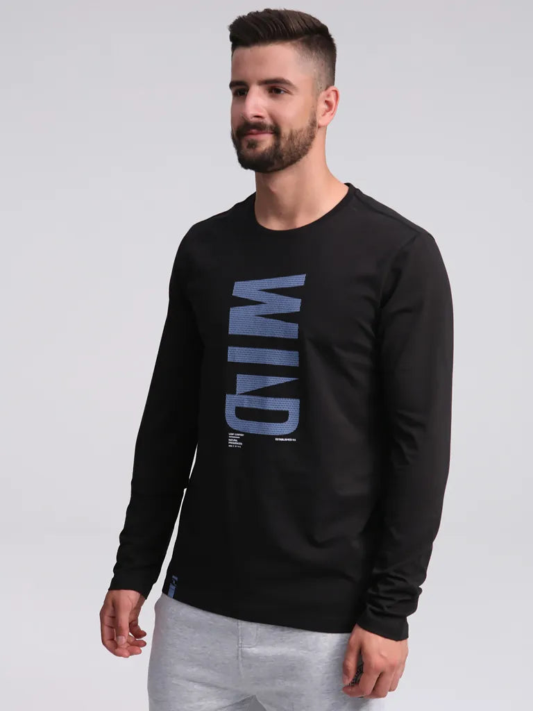 T-shirt męski Loap Allonzo czarny