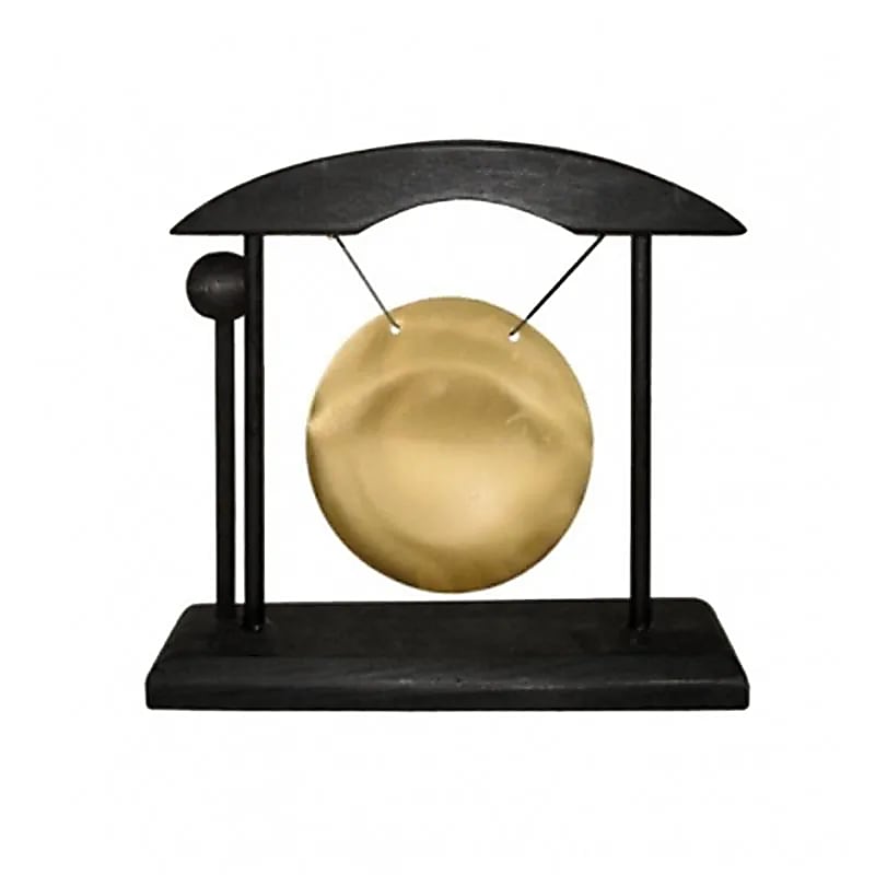 Stolek Gong Small Black & Golden Color - 16x5x16 cm