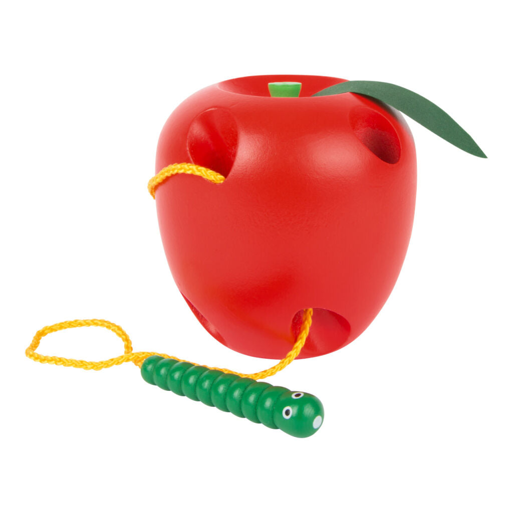 Small Foot Wooden Apple Threading Game