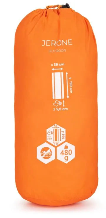 Inflatable sleeping pad loap jerone orange