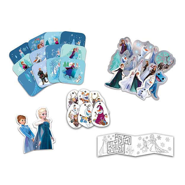 Calendrier de l'Avent La Reine des Neiges avec autocollants